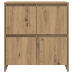 vidaXL Bufet cu ușă stejar artizanal 70 x 41 x 75 cm Lemn compozit vidaXL Bufet cu ușă stejar artizanal 70 x 41 x 75 cm Lemn compozit