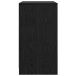 vidaXL Bufet Stejar Negru 70 x 41 x 75 cm Lemn compozit