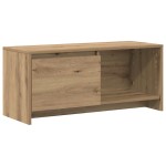 vidaXL Support TV stejar artizanal Lemn compozit