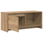 vidaXL Support TV stejar artizanal Lemn compozit