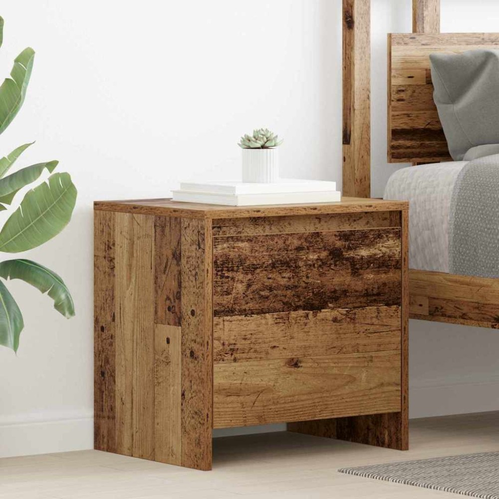 vidaXL Dulap de noapte Lemn vechi 45 x 34 x 44.5 cm Lemn compozit