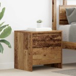 vidaXL Dulap de noapte Lemn vechi 45 x 34 x 44.5 cm Lemn compozit vidaXL Dulap de noapte Lemn vechi 45 x 34 x 44.5 cm Lemn compozit