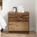 vidaXL Dulap de noapte Lemn vechi 45 x 34 x 44.5 cm Lemn compozit vidaXL Dulap de noapte Lemn vechi 45 x 34 x 44.5 cm Lemn compozit