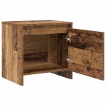 vidaXL Dulap de noapte Lemn vechi 45 x 34 x 44.5 cm Lemn compozit vidaXL Dulap de noapte Lemn vechi 45 x 34 x 44.5 cm Lemn compozit
