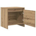 vidaXL Dulap de noapte stejar artizanal 45 x 34 x 44.5 cm vidaXL Dulap de noapte stejar artizanal 45 x 34 x 44.5 cm