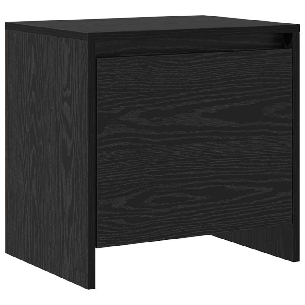 vidaXL Dulap de noapte Stejar negru 45 x 34 x 44.5 cm Lemn compozit