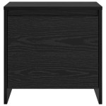 vidaXL Dulap de noapte Stejar negru 45 x 34 x 44.5 cm Lemn compozit vidaXL Dulap de noapte Stejar negru 45 x 34 x 44.5 cm Lemn compozit