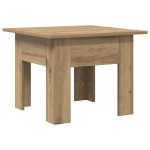 vidaXL Masă de cafea stejar artizanal 55 x 55 x 42 cm Lemn compozit