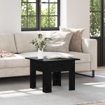vidaXL Masă de cafea Stejar negru 55 x 55 x 42 cm Lemn compozit