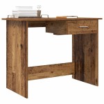 vidaXL Birou Lemn vechi 100 x 50 x 76 cm Lemn compozit