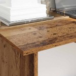 vidaXL Birou Lemn vechi 100 x 50 x 76 cm Lemn compozit