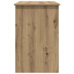 vidaXL Birou cu sertar stejar artizanal 100 x 50 x 76 cm Lemn compozit vidaXL Birou cu sertar stejar artizanal 100 x 50 x 76 cm Lemn compozit