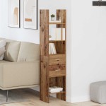 vidaXL Dulap pentru cărți Lemn vechi 40 x 35 x 180 cm Lemn compozit vidaXL Dulap pentru cărți Lemn vechi 40 x 35 x 180 cm Lemn compozit