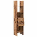 vidaXL Dulap pentru cărți Lemn vechi 40 x 35 x 180 cm Lemn compozit vidaXL Dulap pentru cărți Lemn vechi 40 x 35 x 180 cm Lemn compozit