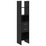 vidaXL Dulap pentru cărți Stejar negru 40 x 35 x 180 cm Lemn compozit vidaXL Dulap pentru cărți Stejar negru 40 x 35 x 180 cm Lemn compozit