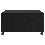 vidaXL Masă de cafea Stejar negru 75 x 75 x 38 cm Lemn compozit vidaXL Masă de cafea Stejar negru 75 x 75 x 38 cm Lemn compozit