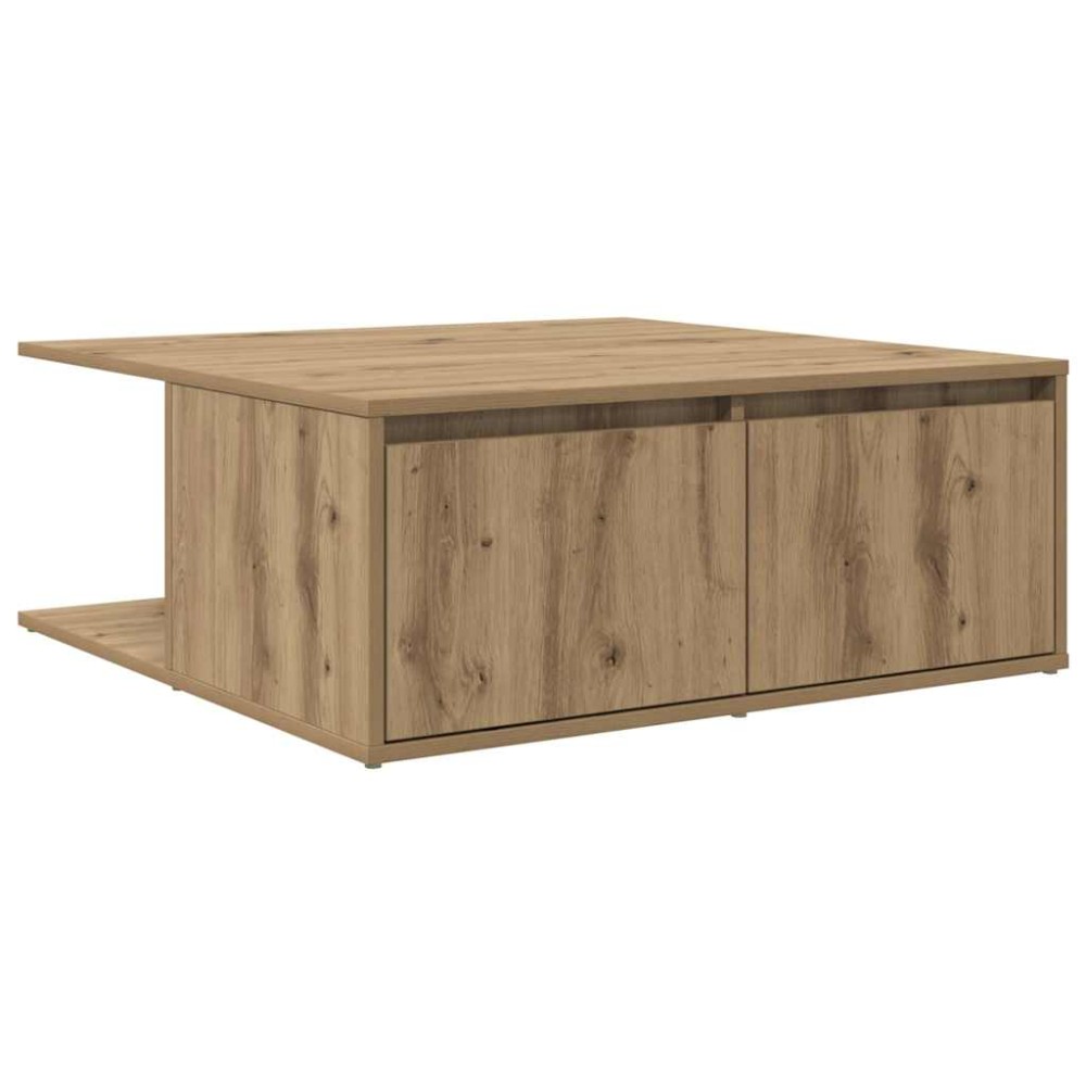 vidaXL Masă de cafea stejar artizanal 80 x 80 x 31 cm Lemn compozit