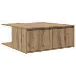 vidaXL Masă de cafea stejar artizanal 80 x 80 x 31 cm Lemn compozit vidaXL Masă de cafea stejar artizanal 80 x 80 x 31 cm Lemn compozit