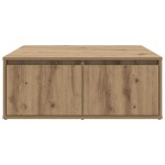 vidaXL Masă de cafea stejar artizanal 80 x 80 x 31 cm Lemn compozit vidaXL Masă de cafea stejar artizanal 80 x 80 x 31 cm Lemn compozit