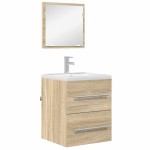 vidaXL Set de mobilier pentru baie cu sertar Maro 41 x 38,5 x 48 cm