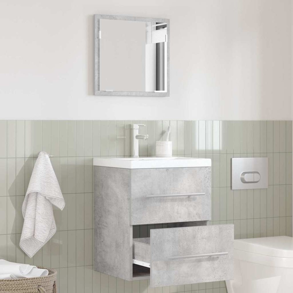 vidaXL Dulap de Baie Gri Betonal 41 x 38.5 x 48 cm Lemn compozit