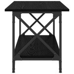 vidaXL Masă de cafea Stejar negru 80 x 45 x 45.5 cm Lemn compozit