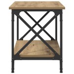 vidaXL Masă laterală stejar artizanal 55 x 38 x 45 cm Lemn compozit vidaXL Masă laterală stejar artizanal 55 x 38 x 45 cm Lemn compozit