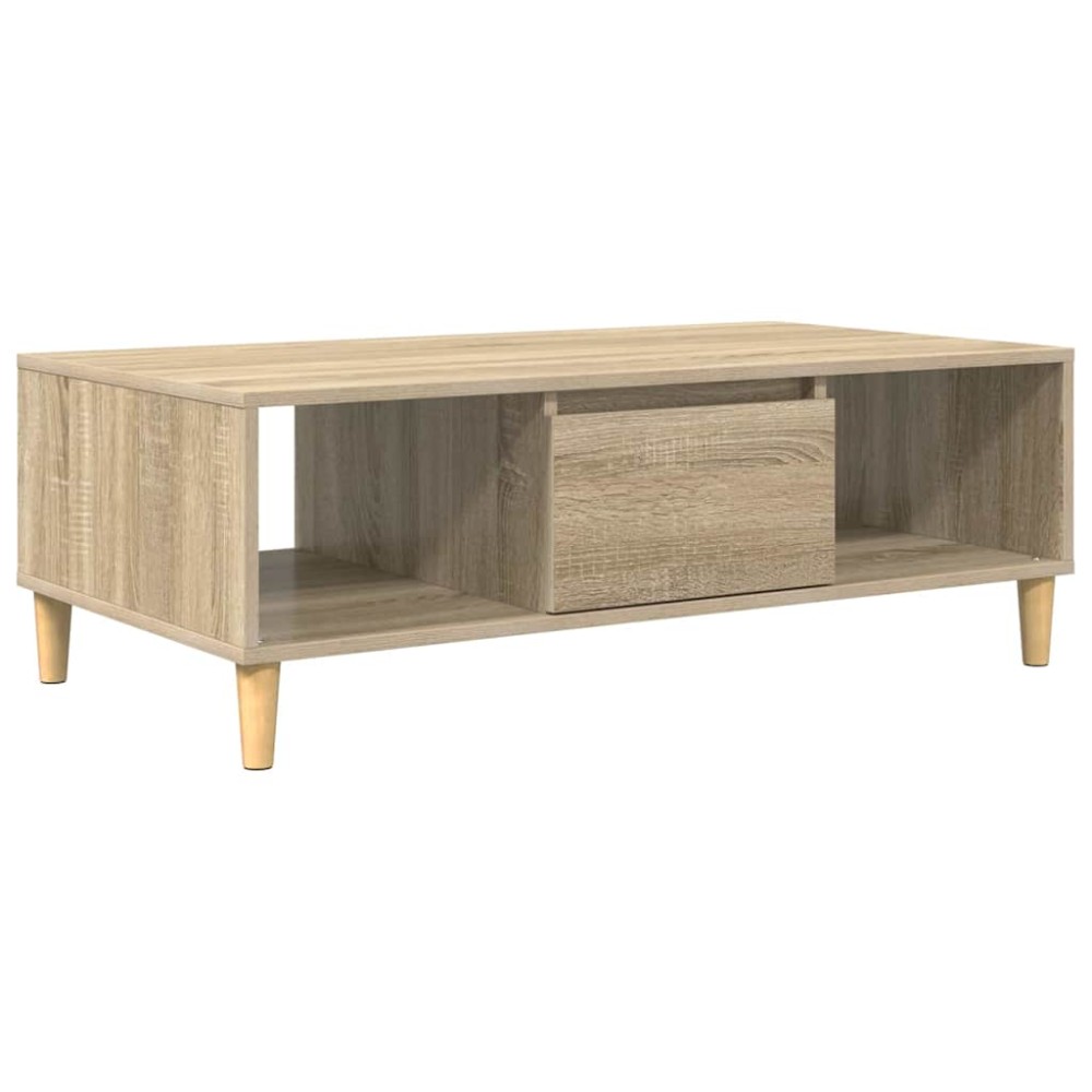 vidaXL cu depozitare cu ușă Stejar sonoma 103.5 x 60 x 35 cm Lemn compozit