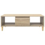 vidaXL cu depozitare cu ușă Stejar sonoma 103.5 x 60 x 35 cm Lemn compozit vidaXL cu depozitare cu ușă Stejar sonoma 103.5 x 60 x 35 cm Lemn compozit