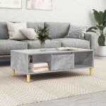 vidaXL cu depozitare cu ușă Gri beton 103.5 x 60 x 35 cm Lemn compozit vidaXL cu depozitare cu ușă Gri beton 103.5 x 60 x 35 cm Lemn compozit