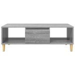 vidaXL cu depozitare cu ușă sonoma gri 103.5 x 60 x 35 cm Lemn compozit vidaXL cu depozitare cu ușă sonoma gri 103.5 x 60 x 35 cm Lemn compozit
