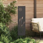 vidaXL Panou Decorativ de Grădină Negru 32 x 140 cm vidaXL Panou Decorativ de Grădină Negru 32 x 140 cm