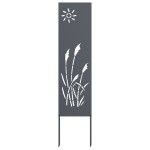 vidaXL Panou Decorativ de Grădină Antracit 32 x 140 cm vidaXL Panou Decorativ de Grădină Antracit 32 x 140 cm