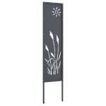 vidaXL Panou Decorativ de Grădină Antracit 32 x 140 cm vidaXL Panou Decorativ de Grădină Antracit 32 x 140 cm