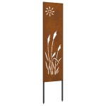 vidaXL Panou Decorativ de Grădină Ruginit 32 x 140 cm