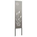 vidaXL Panou Decorativ de Grădină Ruginit 32 x 140 cm
