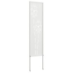 vidaXL Panou Decorativ de Grădină Alb 32 x 140 cm Oțel laminat la rece vidaXL Panou Decorativ de Grădină Alb 32 x 140 cm Oțel laminat la rece