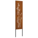 vidaXL Panou Decorativ de Grădină Ruginit 32 x 140 cm
