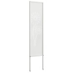 vidaXL Ecran de intimitate pentru grădină Traforaj Alb 32 x 140 cm
