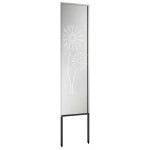 vidaXL Ecran de intimitate pentru grădină Argintiu 32 x 140 cm