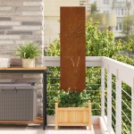 vidaXL Panou Decorativ de Grădină Ruginit 32 x 140 cm vidaXL Panou Decorativ de Grădină Ruginit 32 x 140 cm