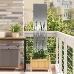 vidaXL Ecran de intimitate pentru grădină Argintiu 32 x 140 cm