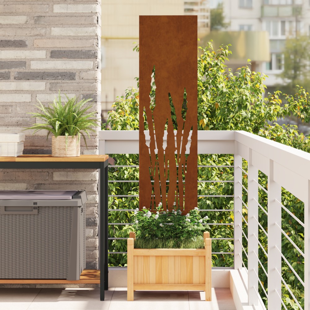 vidaXL Panou Decorativ de Grădină Ruginit 32 x 140 cm
