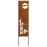 vidaXL Panou Decorativ de Grădină Ruginit 32 x 140 cm vidaXL Panou Decorativ de Grădină Ruginit 32 x 140 cm