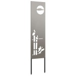 vidaXL Panou Decorativ de Grădină Ruginit 32 x 140 cm vidaXL Panou Decorativ de Grădină Ruginit 32 x 140 cm