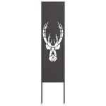 vidaXL Panou Decorativ de Grădină Negru 32 x 140 cm vidaXL Panou Decorativ de Grădină Negru 32 x 140 cm