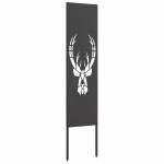vidaXL Panou Decorativ de Grădină Negru 32 x 140 cm vidaXL Panou Decorativ de Grădină Negru 32 x 140 cm