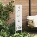 vidaXL Ecran de intimitate pentru grădină Traforaj Alb 32 x 140 cm