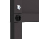 vidaXL Ecran de intimitate pentru grădină Traforaj Negru 50 x 140 cm