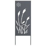 vidaXL Panou Decorativ de Grădină Antracit 32 x 140 cm vidaXL Panou Decorativ de Grădină Antracit 32 x 140 cm